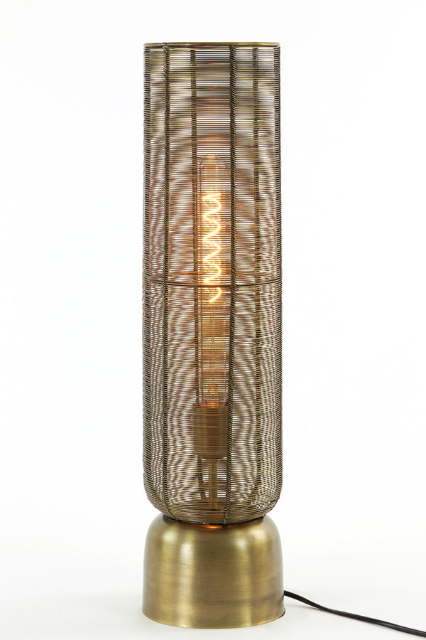 Light & Living Lighting Table lamp 15,5x60,5 cm LEZUZA antique bronze House of Isabella UK