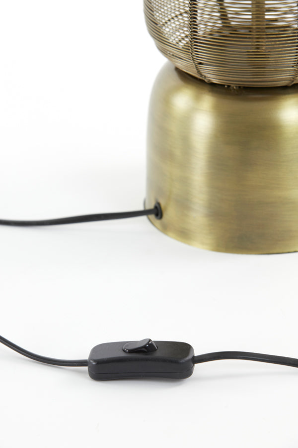 Light & Living Lighting Table lamp 15,5x60,5 cm LEZUZA antique bronze House of Isabella UK