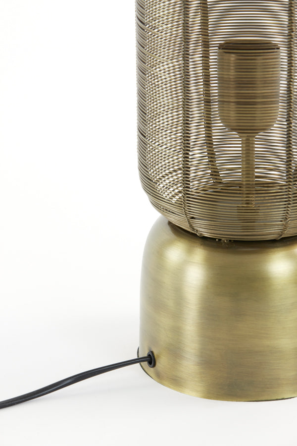 Light & Living Lighting Table lamp 15,5x60,5 cm LEZUZA antique bronze House of Isabella UK