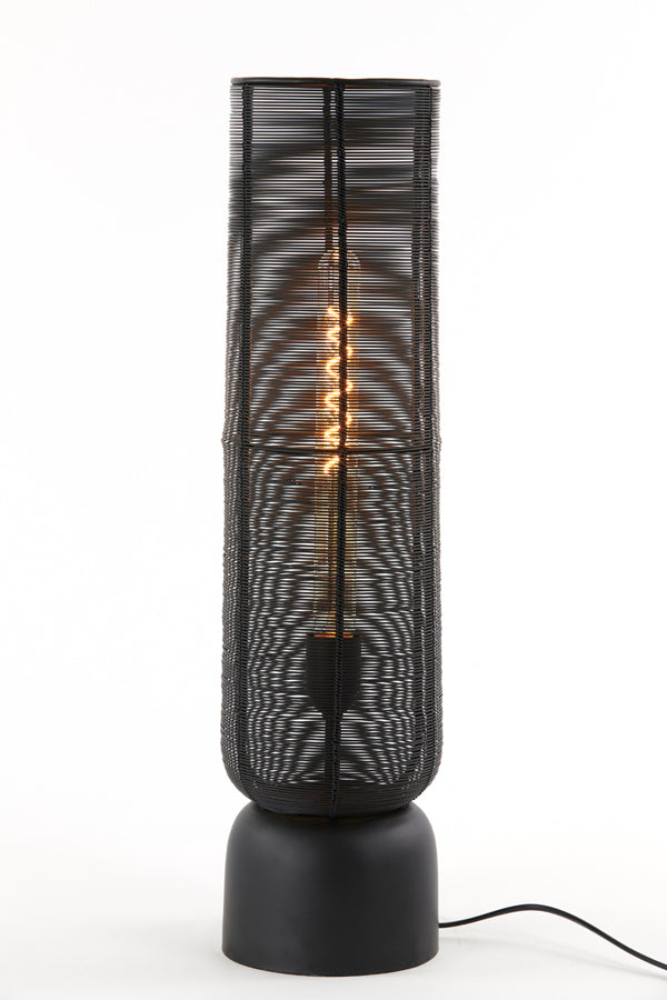 Light & Living Lighting Table lamp 15,5x60,5 cm LEZUZA matt black House of Isabella UK