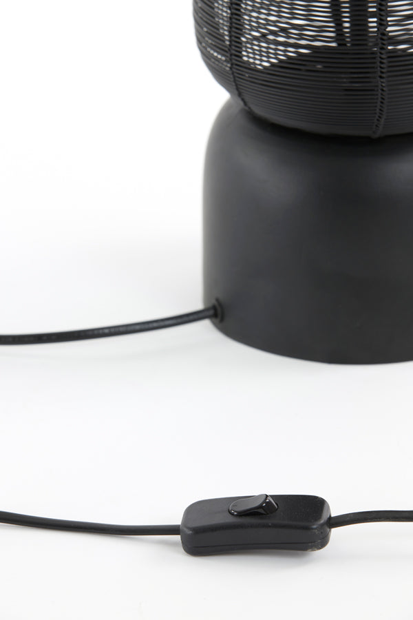 Light & Living Lighting Table lamp 15,5x60,5 cm LEZUZA matt black House of Isabella UK