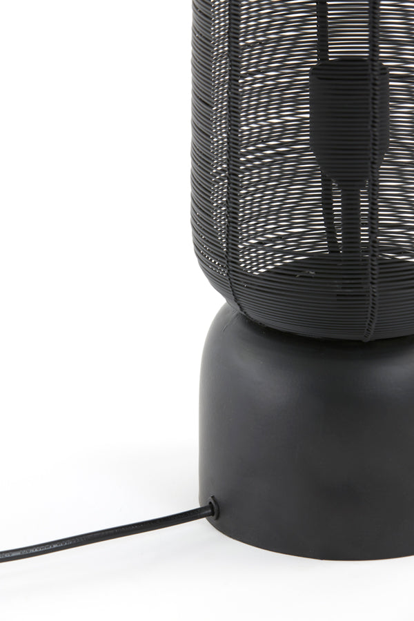 Light & Living Lighting Table lamp 15,5x60,5 cm LEZUZA matt black House of Isabella UK