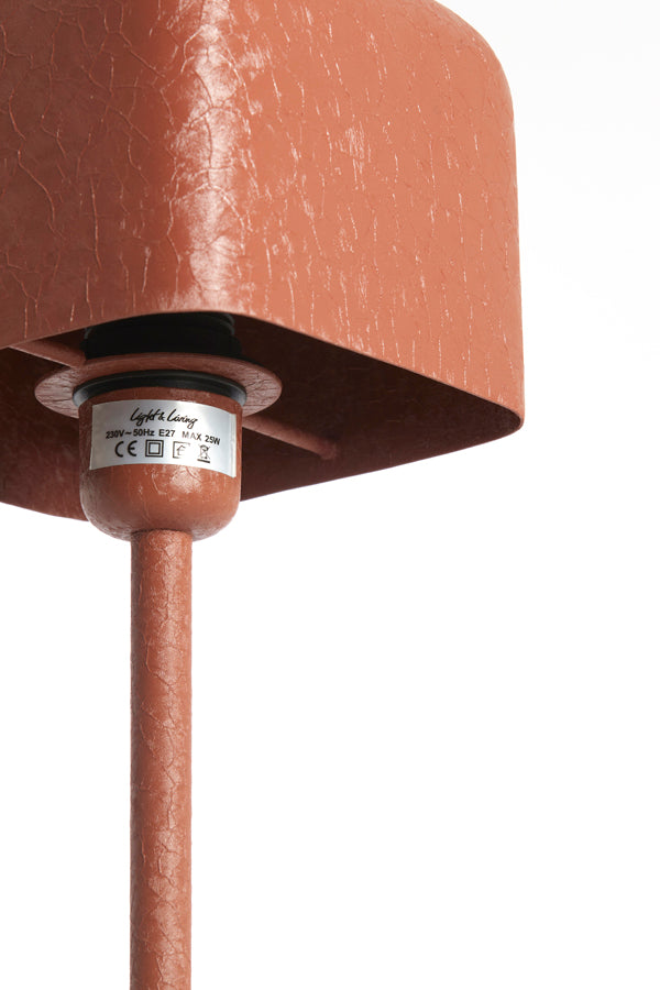 Light & Living Lighting Table lamp 15x15x46 cm ELENIE matt dark orange House of Isabella UK