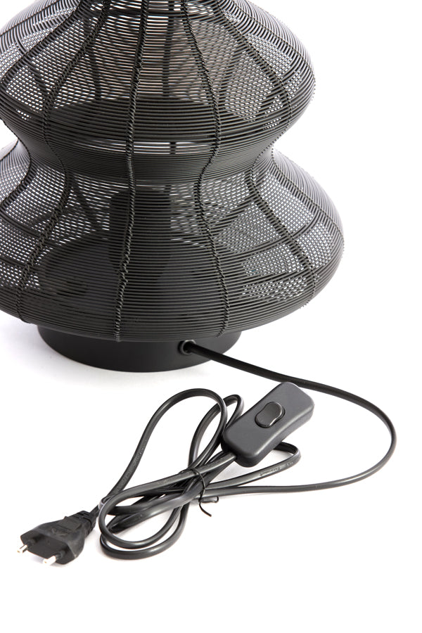 Light & Living Lighting Table lamp 15x19 cm CHRISTMAS TREE matt black House of Isabella UK