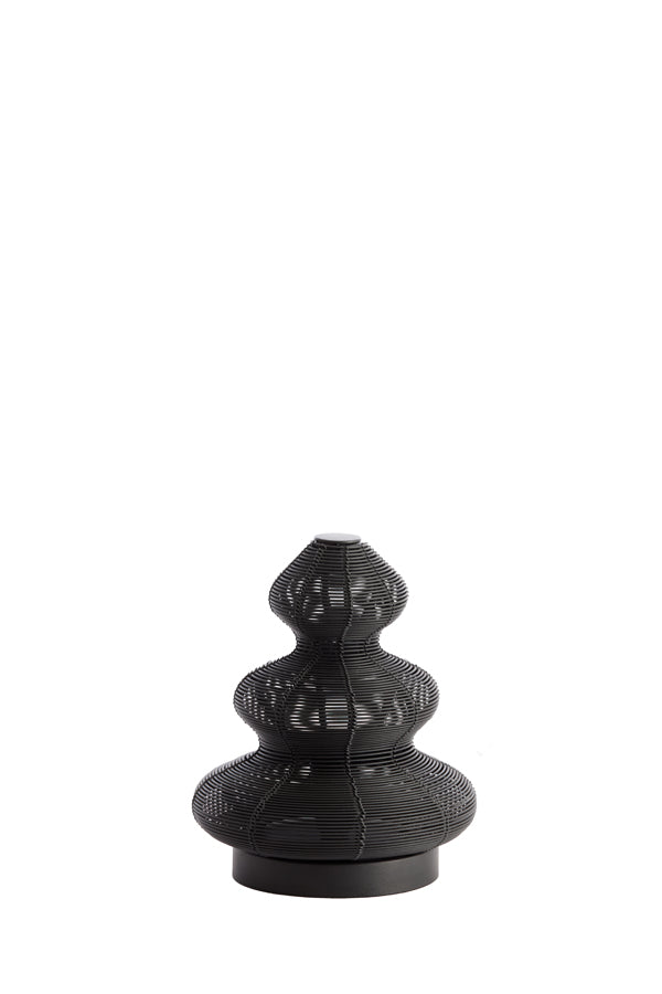 Light & Living Lighting Table lamp 15x19 cm CHRISTMAS TREE matt black House of Isabella UK