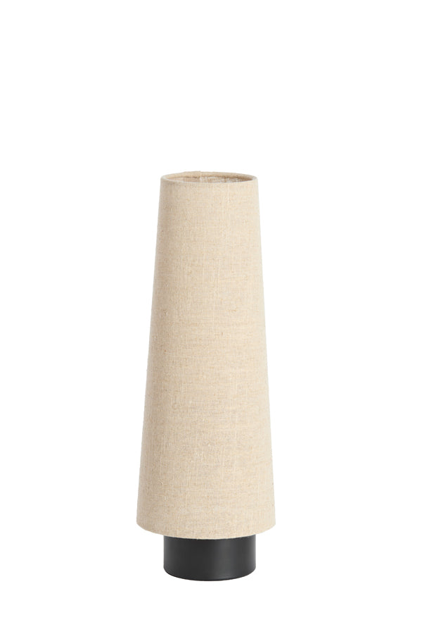 Light & Living Lighting Table lamp 15x42 cm HOWIE matt black+natural House of Isabella UK