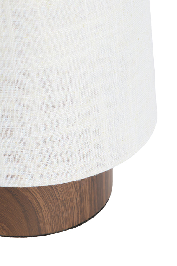 Light & Living Lighting Table lamp 15x42 cm HOWIE wood print dark brown+cream House of Isabella UK
