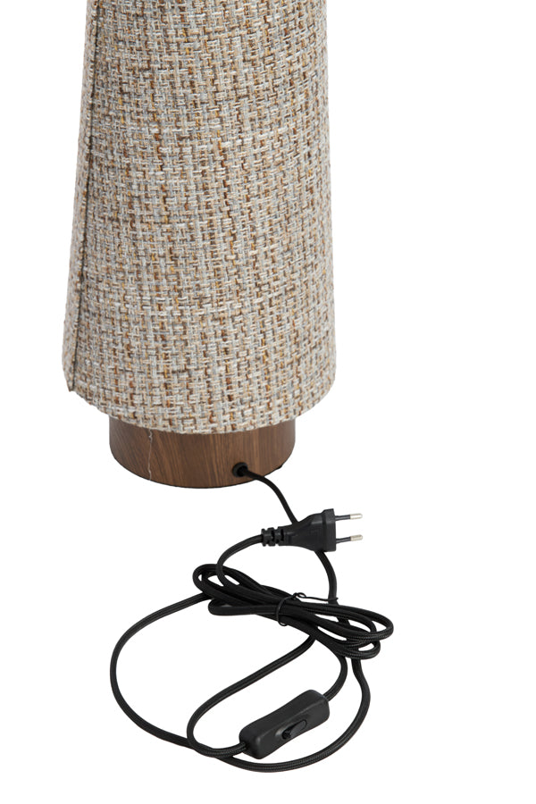 Light & Living Lighting Table lamp 15x42 cm HOWIE wood print dark brown+light brown House of Isabella UK