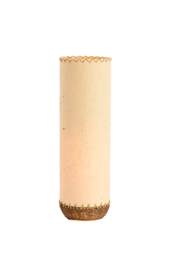 Light & Living Lighting Table lamp 15x49 cm TIO paper beige+rattan dark brown House of Isabella UK