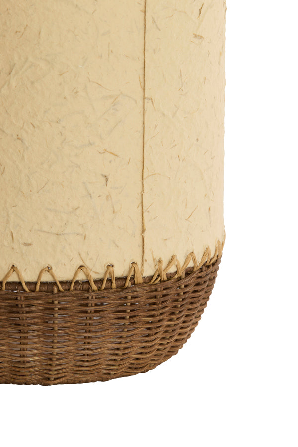 Light & Living Lighting Table lamp 15x49 cm TIO paper beige+rattan dark brown House of Isabella UK