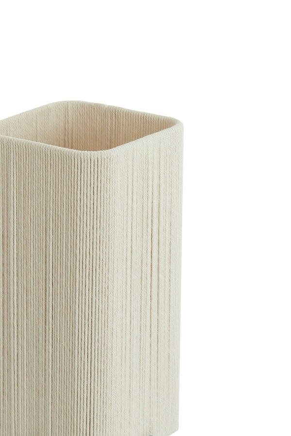 Light & Living Lighting Table lamp 16,5x16,5x39 cm WYN matt black+rope cream House of Isabella UK