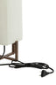 Light & Living Lighting Table lamp 16,5x16,5x39 cm WYN wood prnt d brwn+bouclé cream House of Isabella UK
