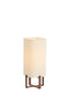 Light & Living Lighting Table lamp 16,5x16,5x39 cm WYN wood prnt d brwn+bouclé cream House of Isabella UK
