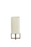 Light & Living Lighting Table lamp 16,5x16,5x39 cm WYN wood prnt d brwn+bouclé cream House of Isabella UK