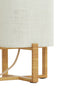 Light & Living Lighting Table lamp 16,5x16,5x39 cm WYN wood prnt natural+linen cream House of Isabella UK