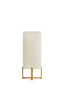 Light & Living Lighting Table lamp 16,5x16,5x39 cm WYN wood prnt natural+linen cream House of Isabella UK