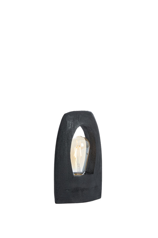 Light & Living Lighting Table lamp 17x8x25 cm CARINI wood matt black House of Isabella UK