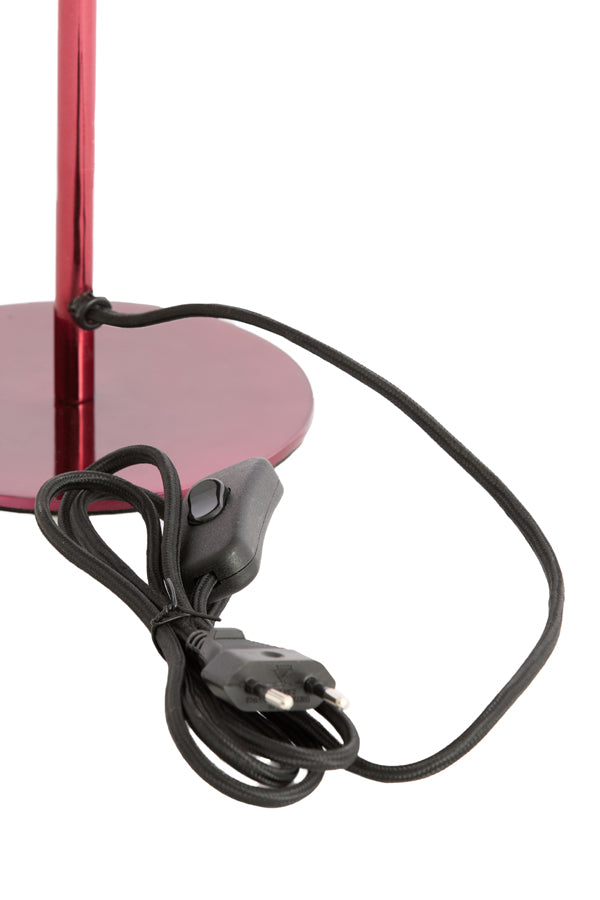 Light & Living Lighting Table lamp 18x28 cm CEDILLO metallic burgundy House of Isabella UK