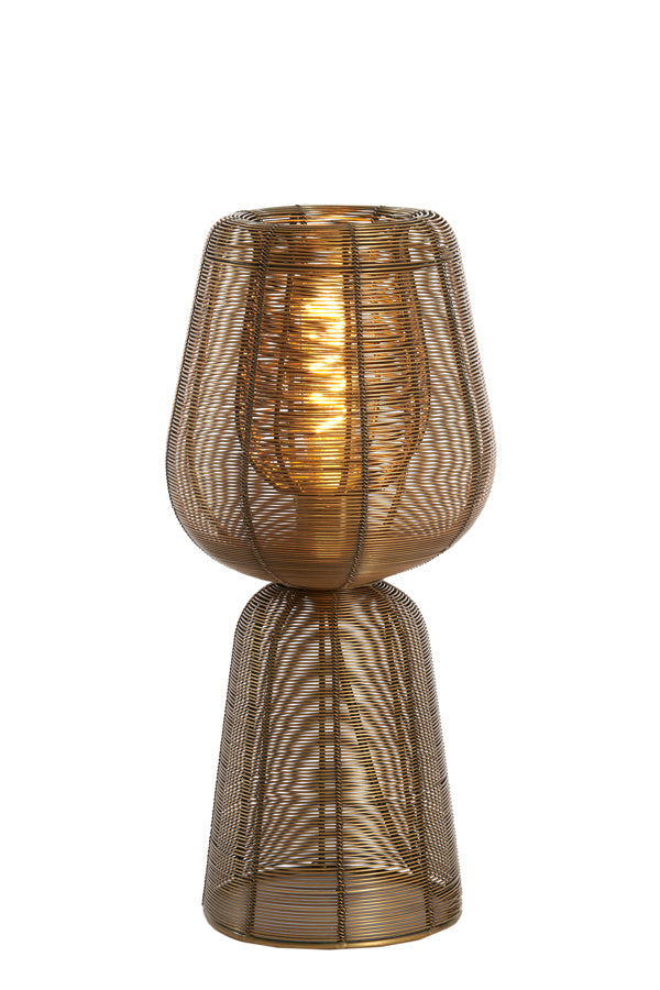 Light & Living Lighting Table lamp 18x42 cm ABOSO antique bronze House of Isabella UK