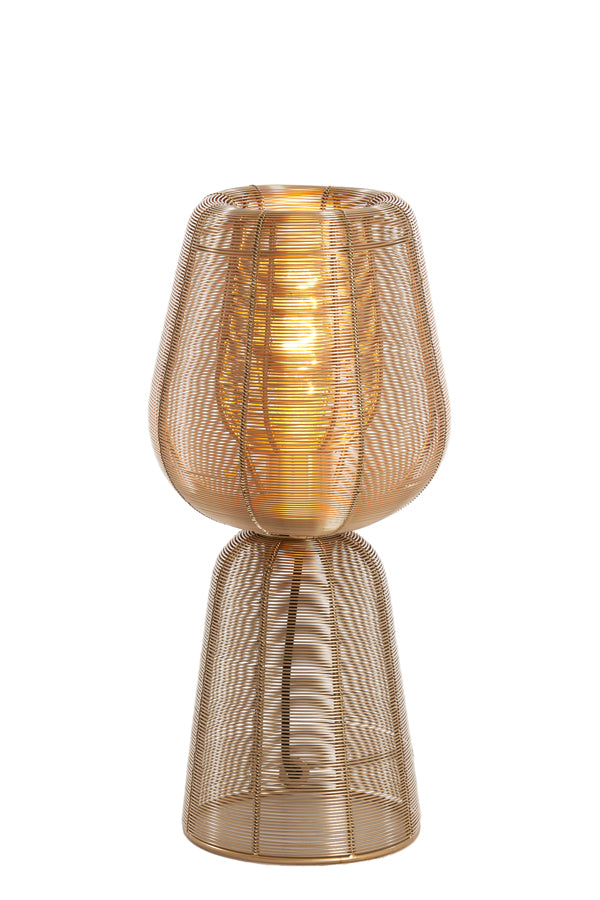 Light & Living Lighting Table lamp 18x42 cm ABOSO light gold House of Isabella UK