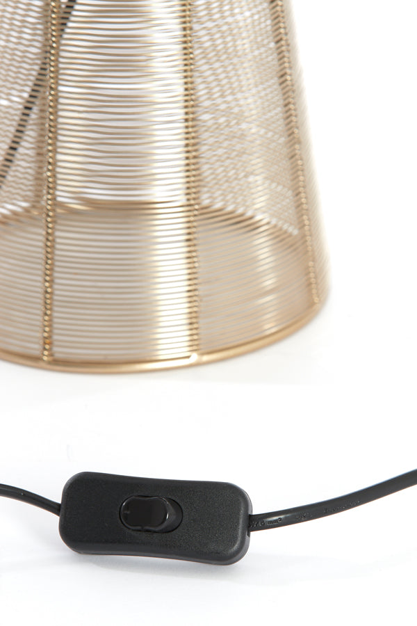 Light & Living Lighting Table lamp 18x42 cm ABOSO light gold House of Isabella UK