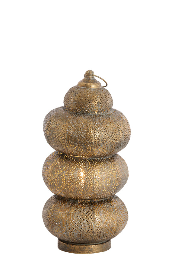 Light & Living Lighting Table lamp 19,5x42 cm KAITO brown gold House of Isabella UK