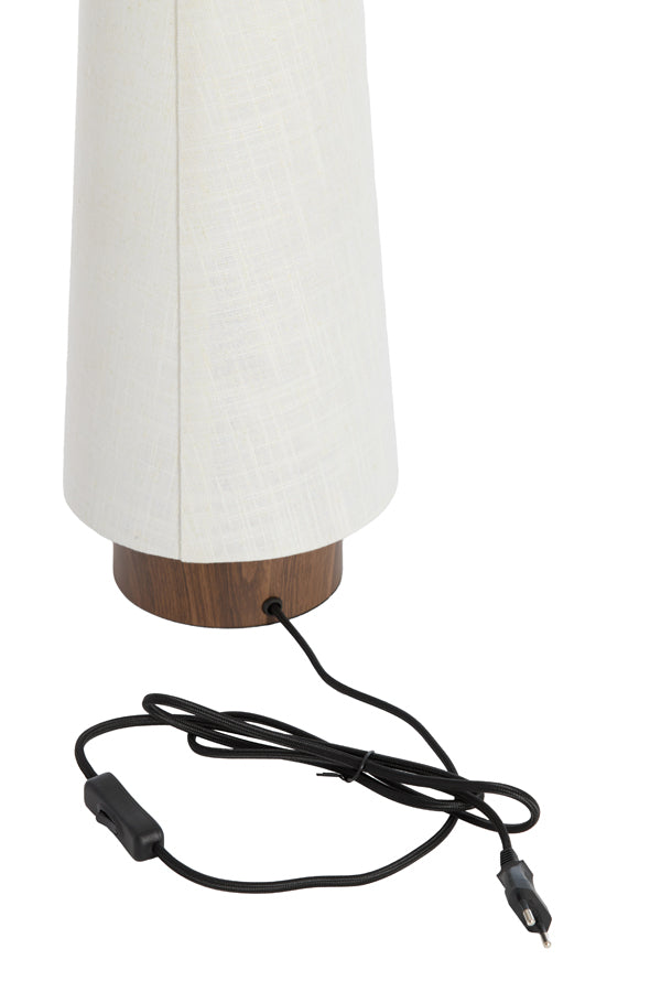 Light & Living Lighting Table lamp 19x52,5 cm HOWIE wood print dark brown+cream House of Isabella UK