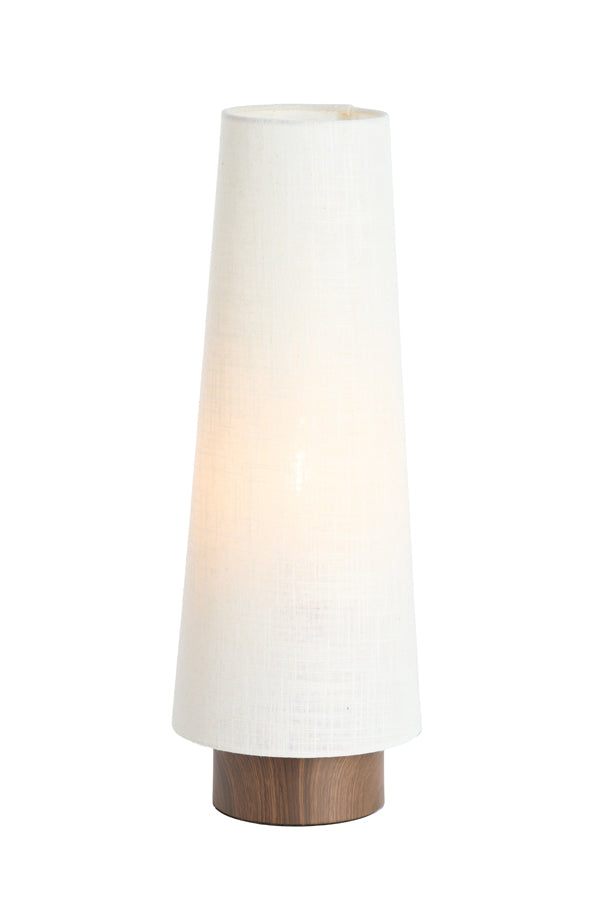 Light & Living Lighting Table lamp 19x52,5 cm HOWIE wood print dark brown+cream House of Isabella UK