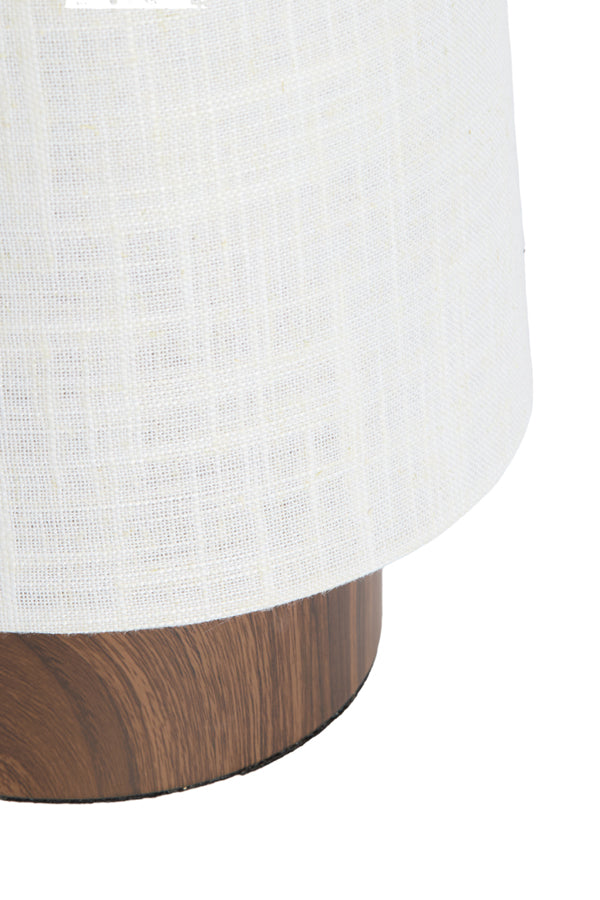 Light & Living Lighting Table lamp 19x52,5 cm HOWIE wood print dark brown+cream House of Isabella UK