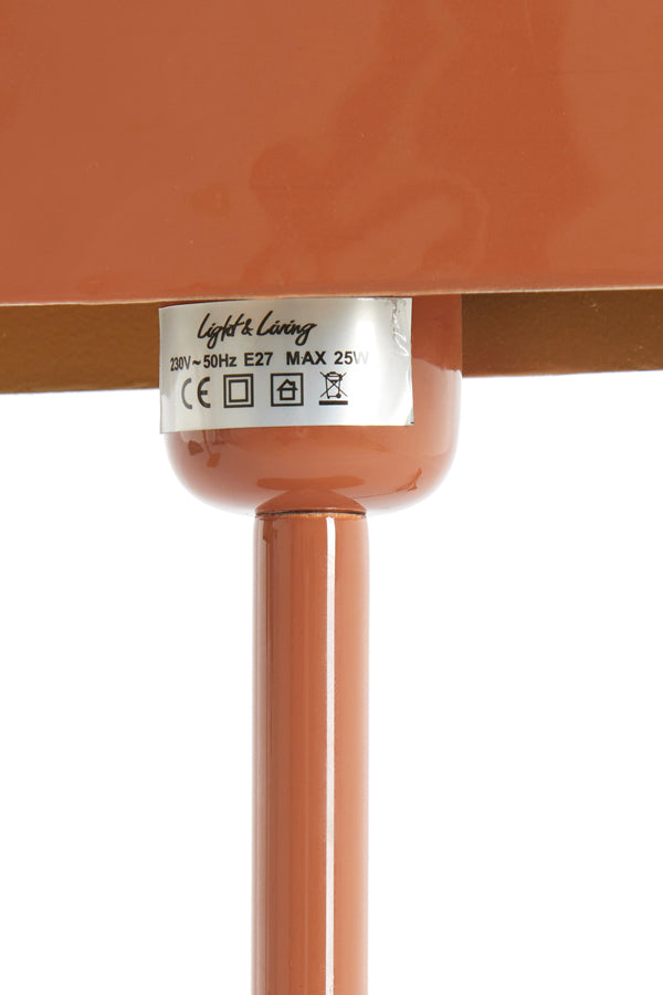 Light & Living Lighting Table lamp 20x10x36 cm ELENIE shiny dark orange House of Isabella UK