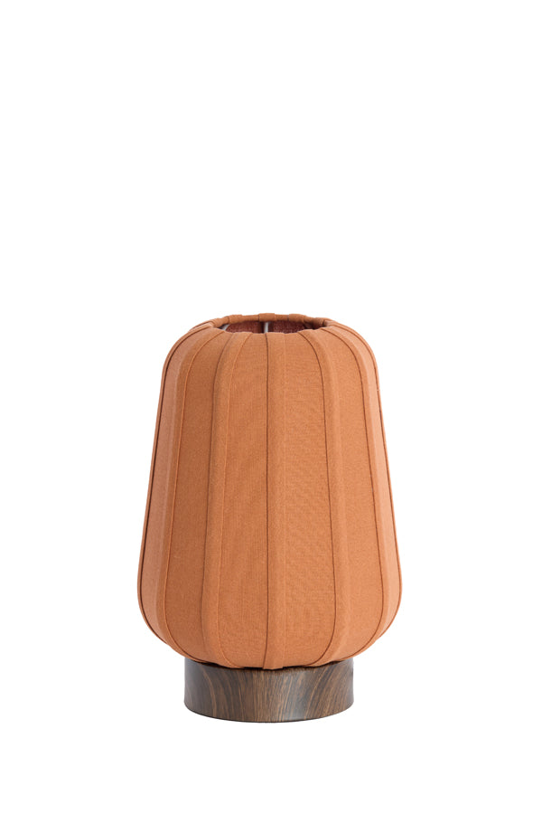 Light & Living Lighting Table lamp 20x29 cm BIBIA wood print dark brown+terra House of Isabella UK
