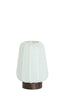 Light & Living Lighting Table lamp 20x29 cm BIBIA wood print dark brown+white House of Isabella UK