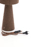 Light & Living Lighting Table lamp 20x58 cm MICKY bouclé brown House of Isabella UK