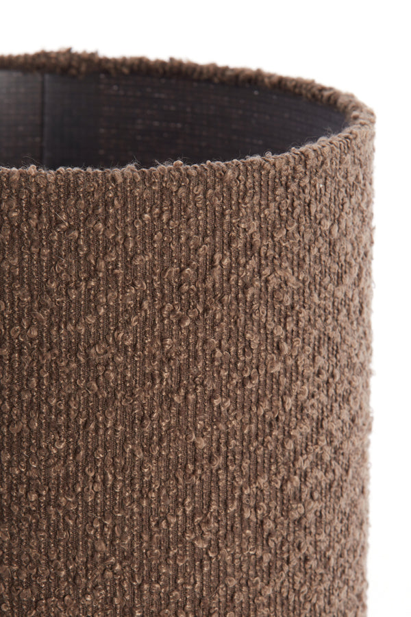Light & Living Lighting Table lamp 20x58 cm MICKY bouclé brown House of Isabella UK