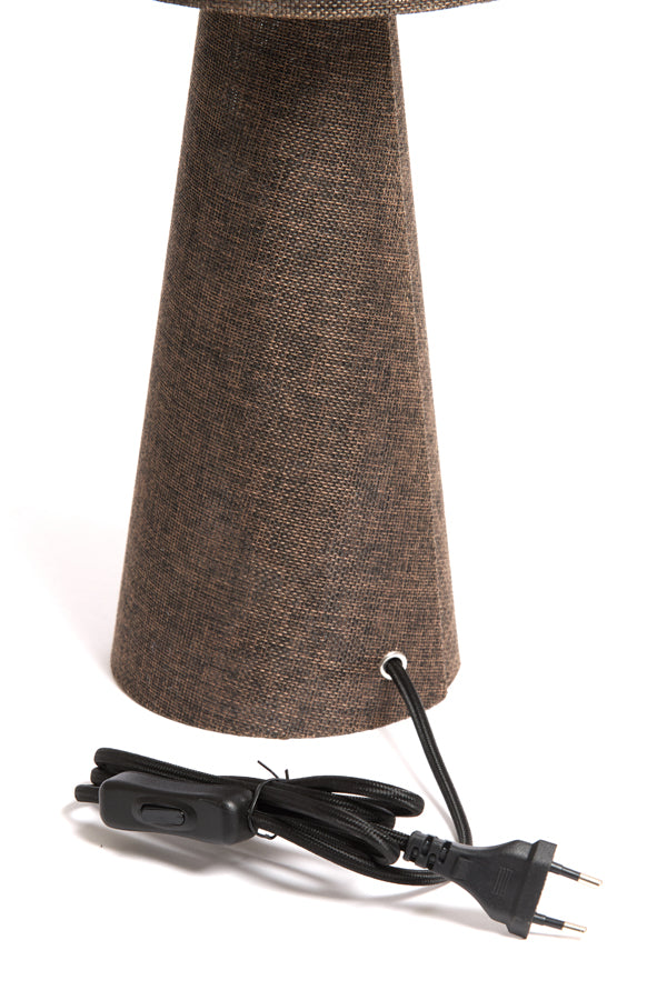 Light & Living Lighting Table lamp 20x58 cm MICKY linen brown House of Isabella UK