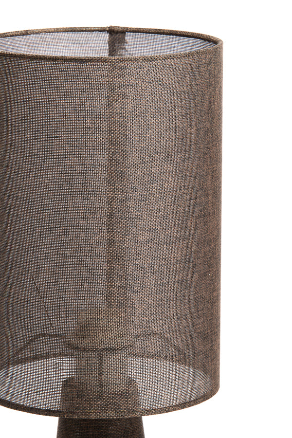 Light & Living Lighting Table lamp 20x58 cm MICKY linen brown House of Isabella UK