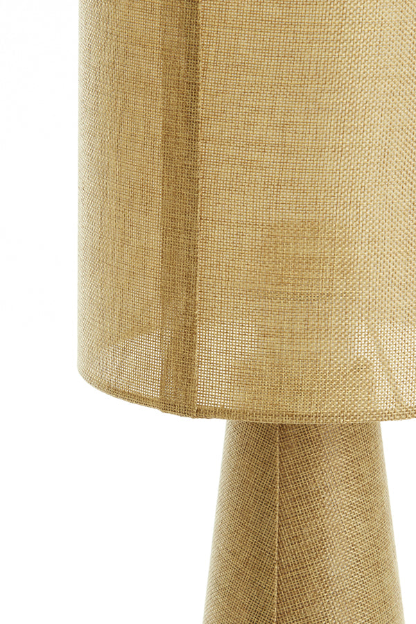 Light & Living Lighting Table lamp 20x58 cm MICKY linen olive green House of Isabella UK