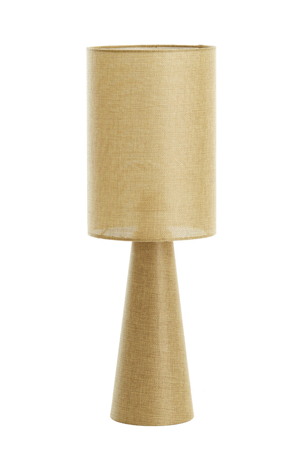 Light & Living Lighting Table lamp 20x58 cm MICKY linen olive green House of Isabella UK