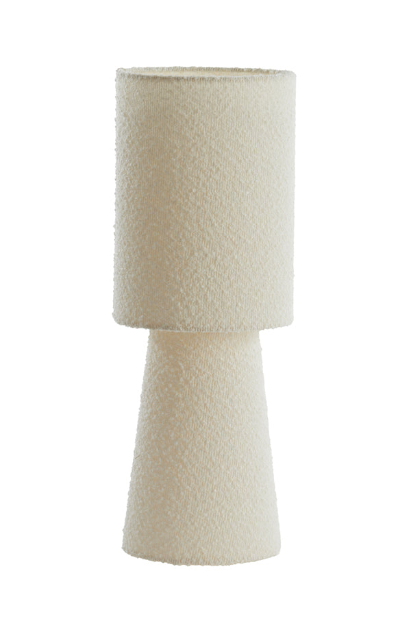 Light & Living Lighting Table lamp 20x58 cm MIKKEL bouclé cream House of Isabella UK