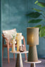Light & Living Lighting Table lamp 20x58 cm MIKKEL bouclé olive green House of Isabella UK