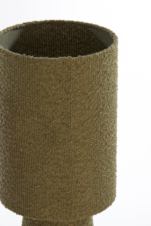 Light & Living Lighting Table lamp 20x58 cm MIKKEL bouclé olive green House of Isabella UK