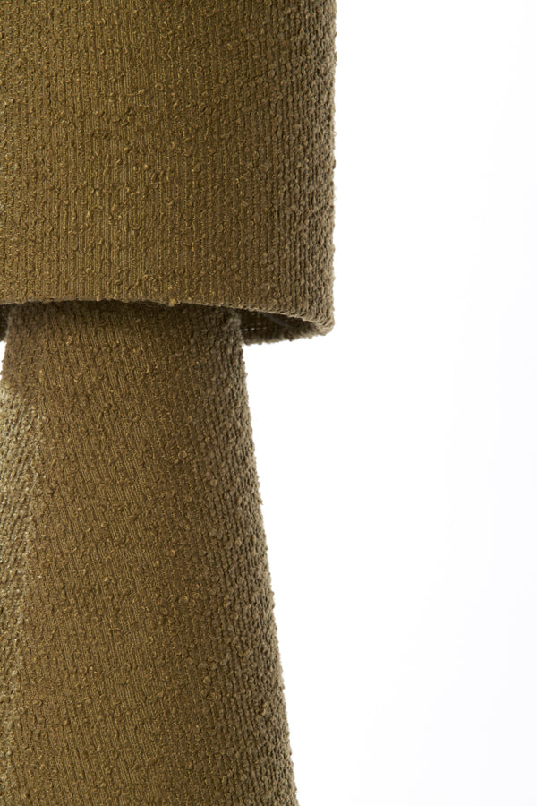 Light & Living Lighting Table lamp 20x58 cm MIKKEL bouclé olive green House of Isabella UK