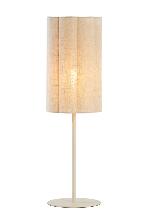 Light & Living Lighting Table lamp 20x70 cm FRINGE natural+cream House of Isabella UK