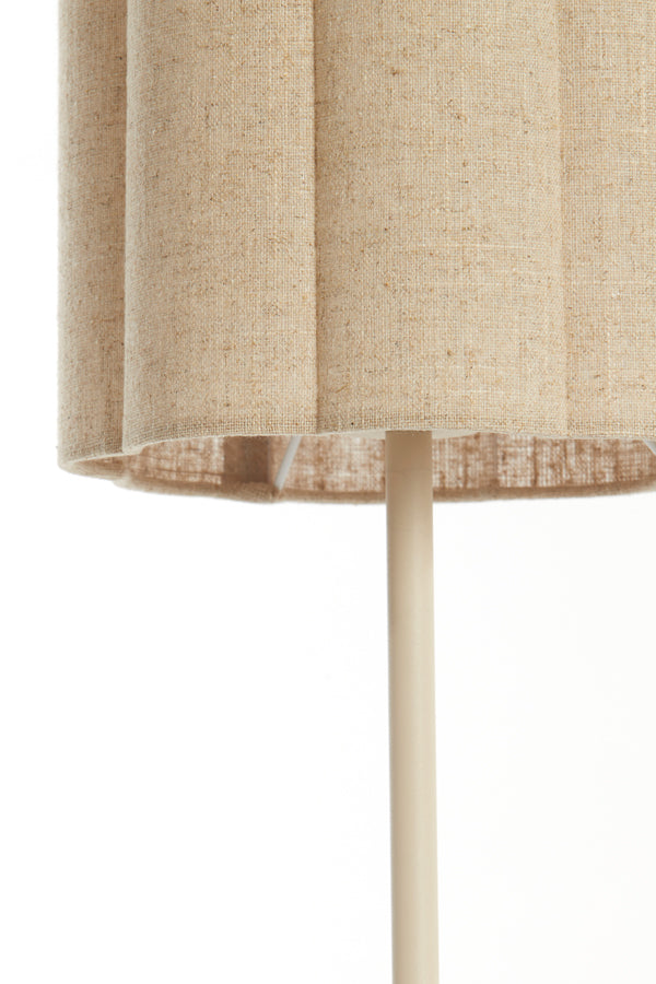 Light & Living Lighting Table lamp 20x70 cm FRINGE natural+cream House of Isabella UK