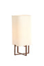 Light & Living Lighting Table lamp 21,5x21,5x50,5 cm WYN wood prnt d brn+boucl cream House of Isabella UK