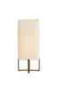 Light & Living Lighting Table lamp 21,5x21,5x50,5 cm WYN wood prnt d brn+boucl cream House of Isabella UK