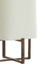 Light & Living Lighting Table lamp 21,5x21,5x50,5 cm WYN wood prnt d brn+boucl cream House of Isabella UK