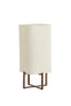 Light & Living Lighting Table lamp 21,5x21,5x50,5 cm WYN wood prnt d brn+boucl cream House of Isabella UK