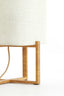 Light & Living Lighting Table lamp 21,5x21,5x50,5 cm WYN wood prnt natur+linen cream House of Isabella UK