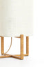 Light & Living Lighting Table lamp 21,5x21,5x50,5 cm WYN wood prnt natur+linen cream House of Isabella UK
